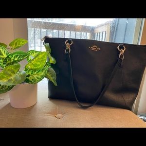 Large Black Coach Tote